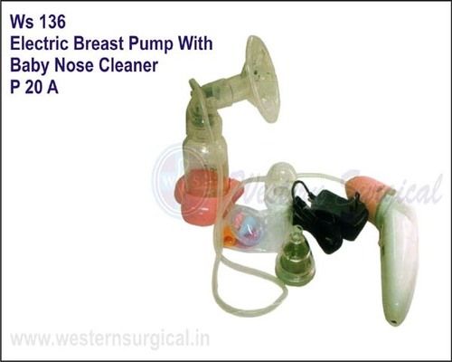 Electric Breast Pump With Baby Nose Cleaner - Application: Gynec Hospital