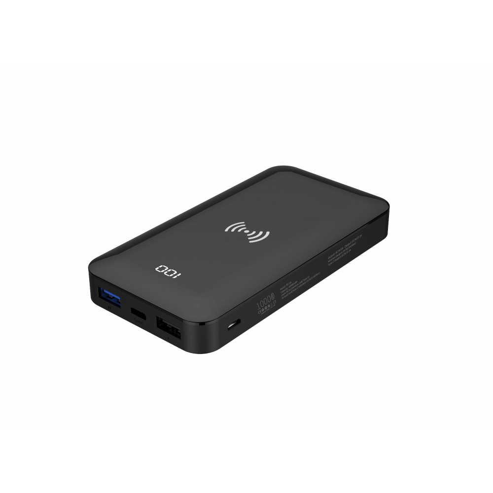 TC10 UNPLAUGGED 10000mAh WIRELESS POWER BANK LI POLYERMER