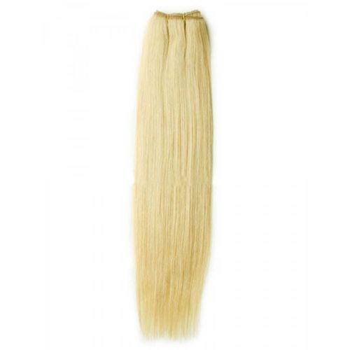 Weft blond virgin remy hair