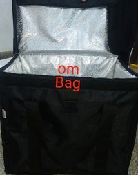 Black Ice-cream Brick Insulated Delivery Cooler Bag