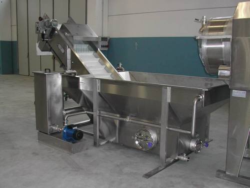 Potato Washing Machine - 2 HP, 100-150 Kg/hr Capacity | Stainless Steel, Eco-Friendly, Low Noise, Automatic Design