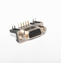 DR9P Female Connector Socket, Rivet, Gull Gold Plated