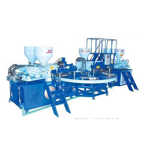 Jic506f Five Color Pvc Upper And Strap Injection Machine