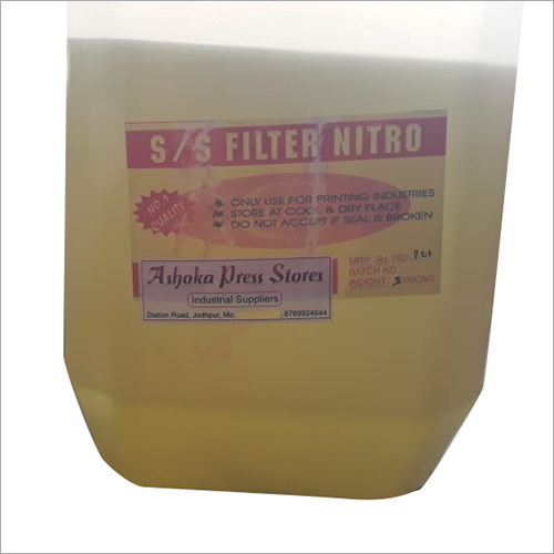 Filter Nitro Liquid Printing Chemical By ASHOKA PRESS STORES