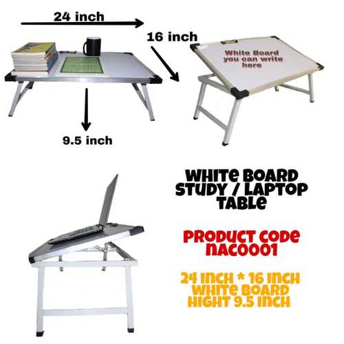 Whiteboard Foldable Study Table