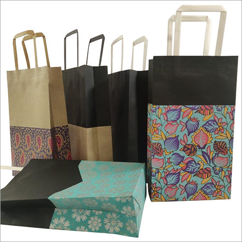 Floral Printed Paper Bag