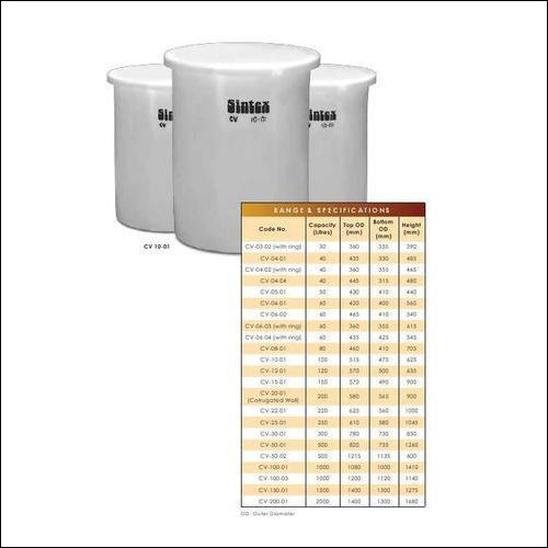 Dosing Tanks Round -Sintex