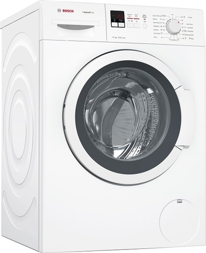 7 kg Washing Machine - 60x60x85 cm, White | Speed Plus 60-Minute Cycles, Anti-Vibration Side Panels, VarioDrum Design, Eco Plus, AllergyPlus Program, 10-Year Motor Warranty
