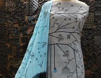 Block printed suit