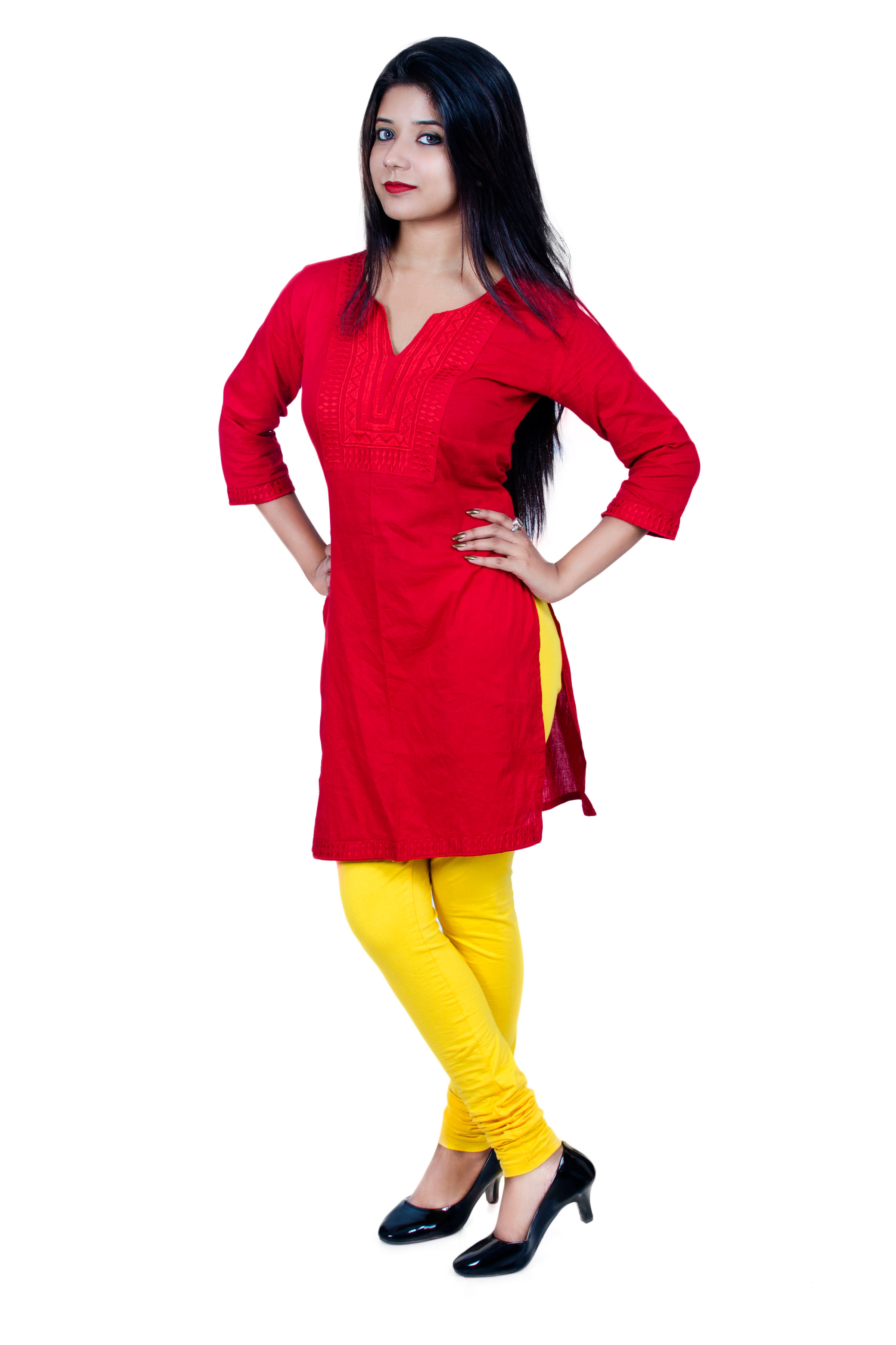 Buy Churidar V Cut Leggings By Have More Online at Best Prices in India -  Hecmo