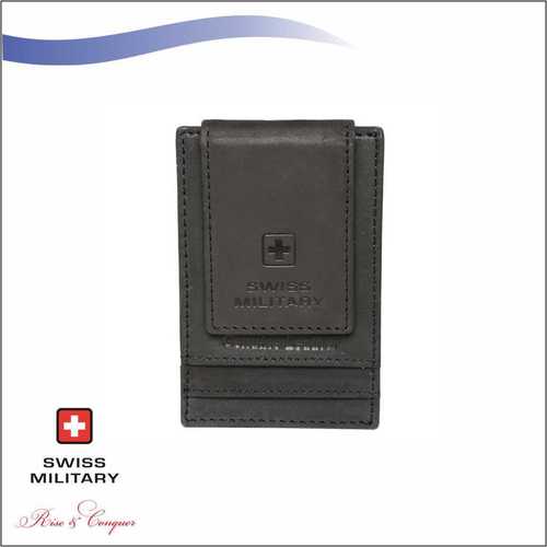 Swiss Military Genuine Leather Mens Wallet