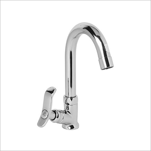 Stainless Steel Single Lever Swan Neck Sink Mixer