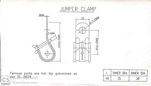 Jumper Clamp By MA JAGADAMBA ELECTRICALS