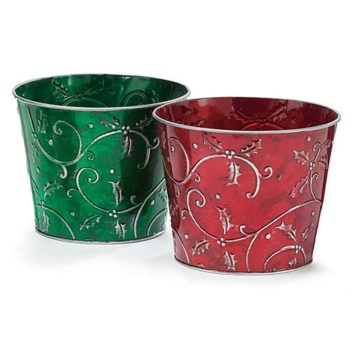 Polished Gloss Color Planter Set 2