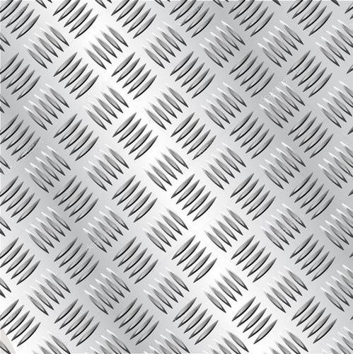 Aluminium Chequered Plates - 2440 x 1220 mm | Square Shape, Mill Finish Surface Treatment, Ideal for Slip Resistance and Protection