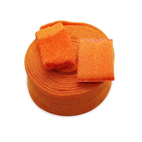 Orange/Green Fabric For Kitchen Sponges