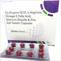 Co-enzyme Q10 L-arginine Omega-3 Capsule Recommended For: All