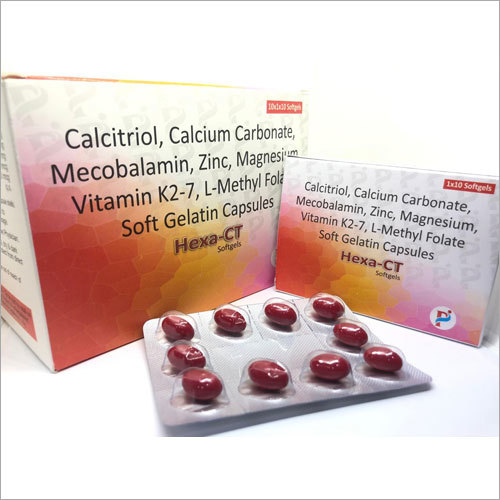 L-Methyl Folate, Vitamin K27 Softgel Capsule Recommended For: All