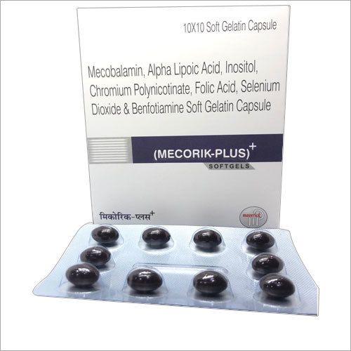 Mecobalamin Alpha Lipoic Acid Inositol Chromium Benfotiamine Soft Gelatin Capsule Recommended For: All