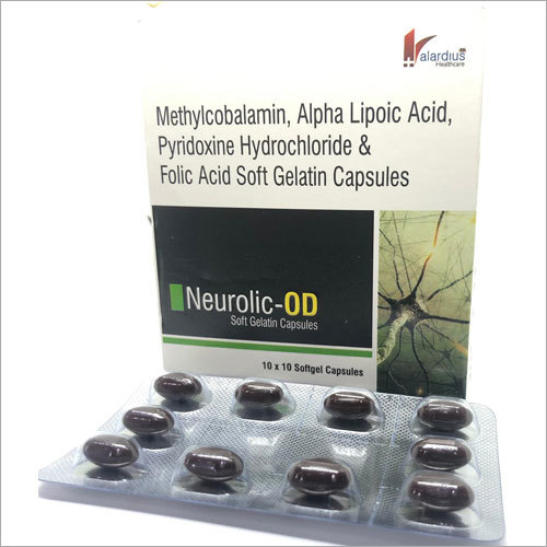 Methylcobalamin Alpha Lipoic Acid Pyridoxine Hydrochloride And Folic Acid Soft Gelatin Capsule Recommended For: All
