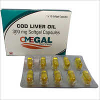 300mg Cod Liver Oil Softgel Capsules - Healing And Heart Health Support | Reduces Pain & Swelling, Suitable For All, Doctor Recommended