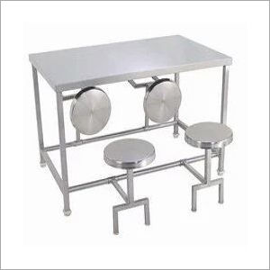 Eco-Friendly Stainless Steel Canteen Table