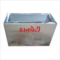 Customized Stainless Steel Horizontal Donation Box