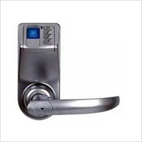 Fingerprint Door Lock - 500 Dpi Resolution, Stainless Steel, 100mm X 70mm X 30mm Dimensions, 6v Voltage, Deadbolt Type, 1 Year Battery Life, Operating Temperature Range 0â°c To 45â°c
