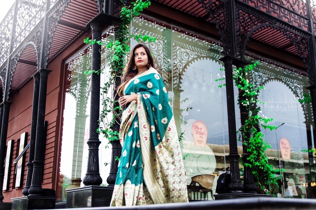 Ladies Printed Silk Saree