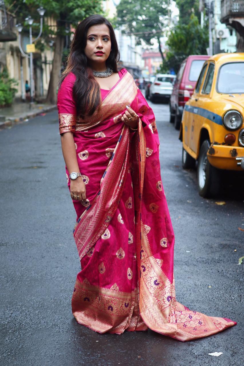 Ladies Printed Silk Saree