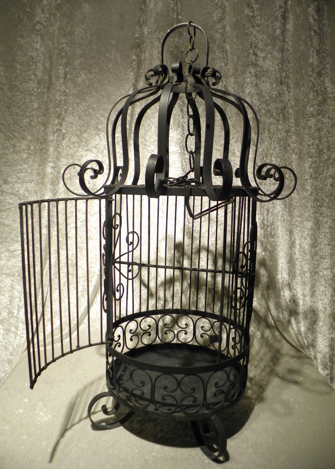 Wrought Iron Bird Cage- Metal