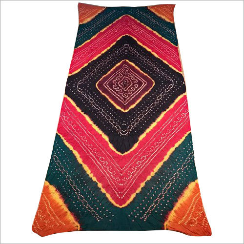 Fancy Cotton Bandhej Dupatta - Cotton, Multicolor | Breathable, Washable, Dry Clean Only, Ideal for Spring and Summer