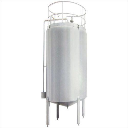 Storage Tank - MS, 1100x1100x1250 mm, 500Kg Capacity | Cylindrical, Three Legs, Durable, Compact, Easy Install
