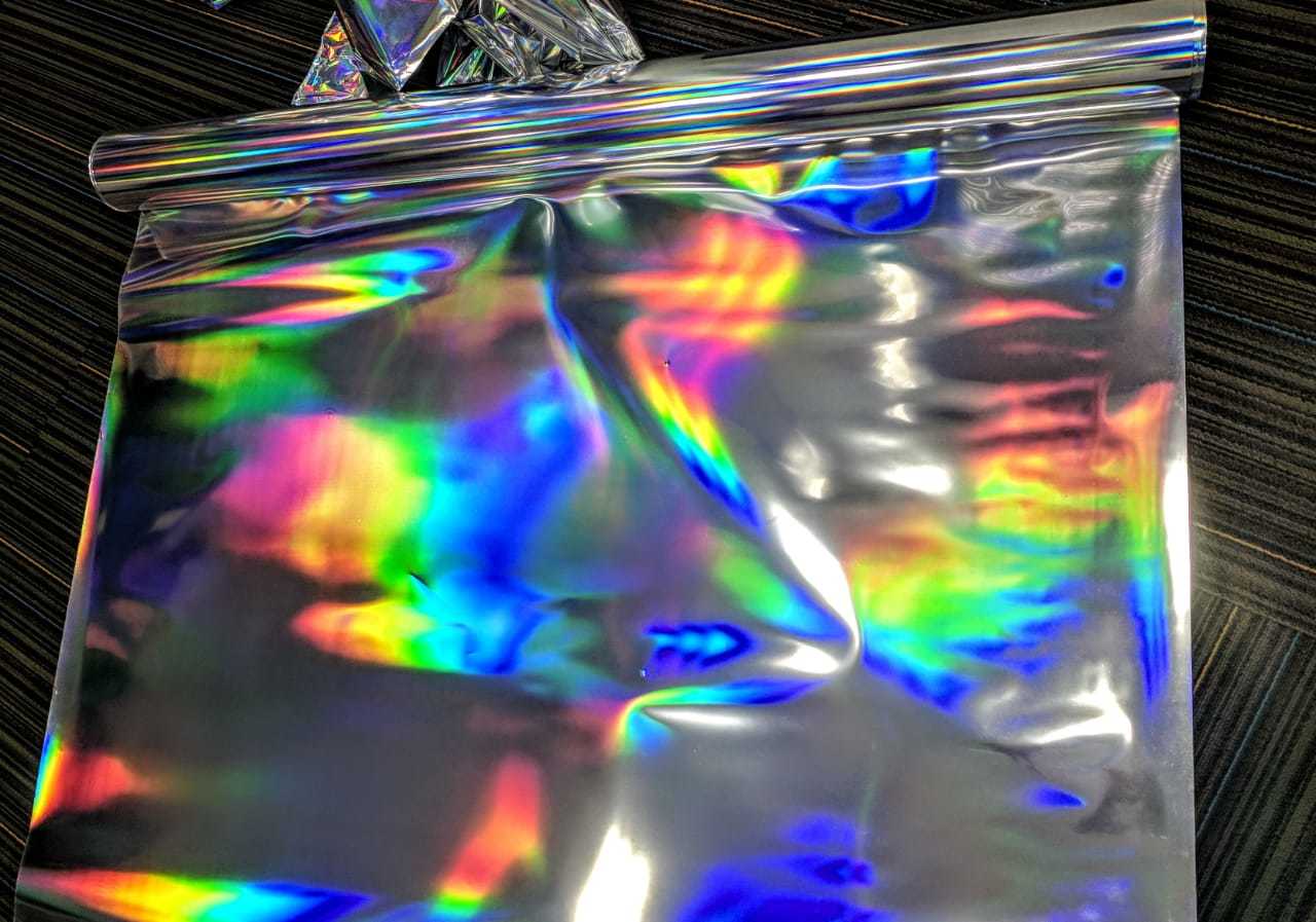Rainbow Laser Seamless Self Adhesive Films