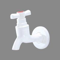 PVC Short Body White T Tap