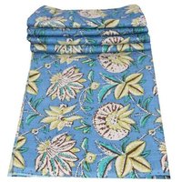 Indian made floral print fabric jaipuri ethnic print 100% Cotton Fabric