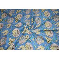 Indian made floral print fabric jaipuri ethnic print 100% Cotton Fabric
