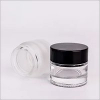 Wholesale 10g round frosted skincare glass jar for eye cream