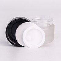 Wholesale 10g round frosted skincare glass jar for eye cream