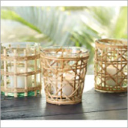 Rattan Table Votives Application: For Home Purpose