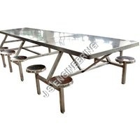 Hostel Stainless Steel Dining Table