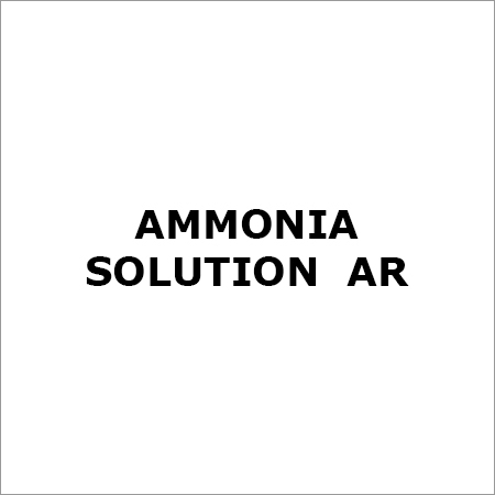Ammonia Solution Ar Cas No: 1336-21-6