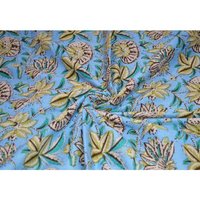Indian made floral print fabric jaipuri ethnic print 100% Cotton Fabric