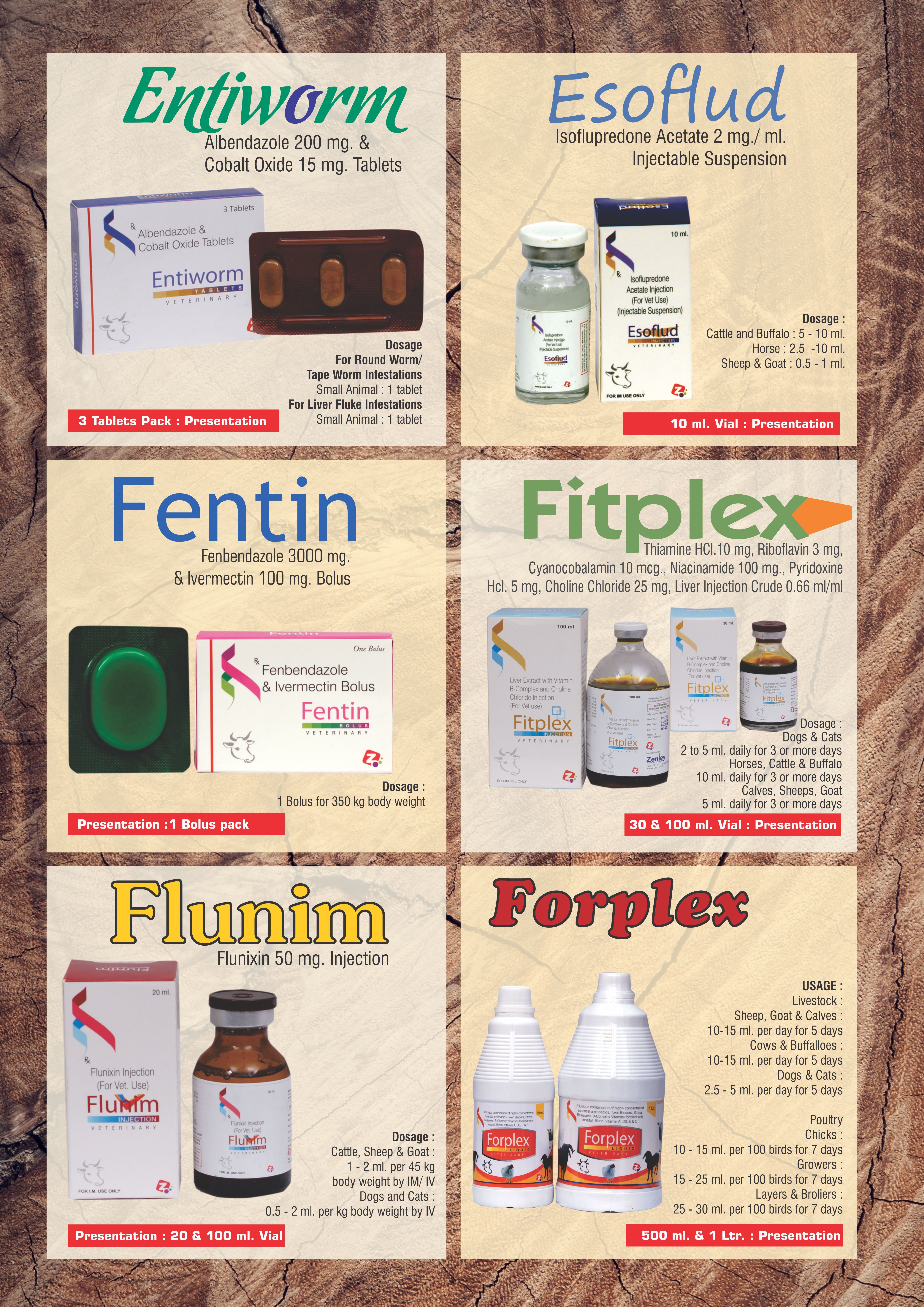 Animal Health supplements