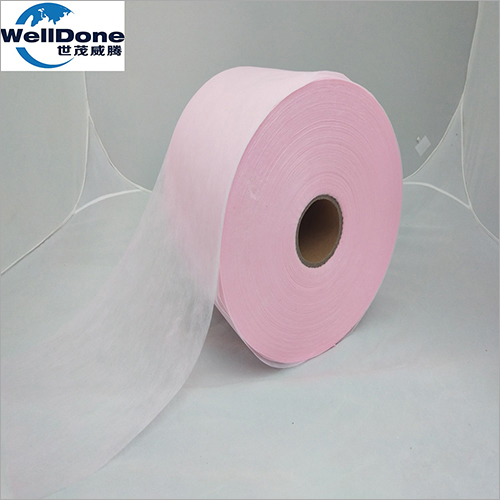 Pink Soft Hydrophilic Non Woven for Diaper And Sanitary Napkin