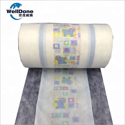 Printing Polyethylene PE Back Sheet Film of Baby Diaper Material