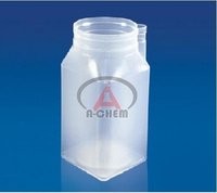 Leclanche Cell Pot - Blown Polypropylene, Very Good Contact Clarity, Chemical Resistance, Durable Material, Excellent Clarity