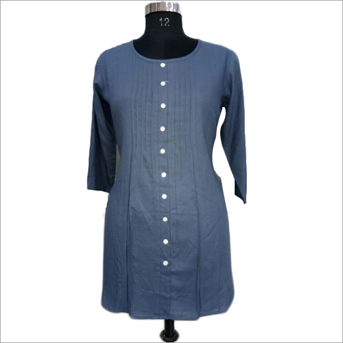 Available In Multicolour Ladies Cotton Short Kurta