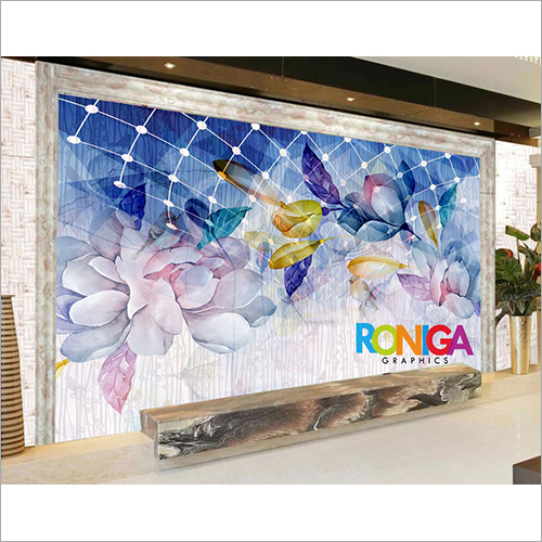 Decorative Customize Wallpaper - HD PVC, Customized Size, 400 GSM to 1mm Thickness | Waterproof, Elegant Anti-Static Texture, Easy to Clean