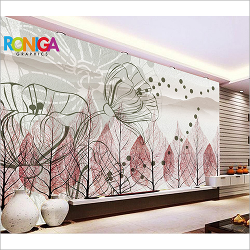 Digital Print Wallpaper - PVC, Nonwoven | Waterproof, Heat Resistant, Customized Thickness up to 1mm, Diverse Graphics for Any Space